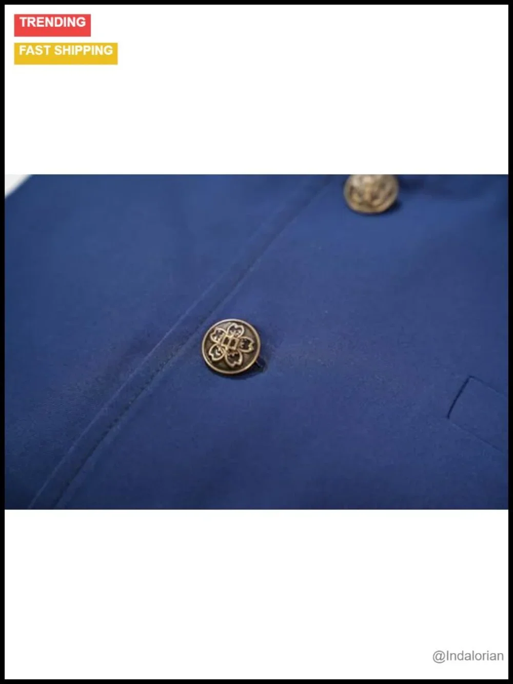 Japanese High School Uniform Cosplay Costume Jacket and Pants Set